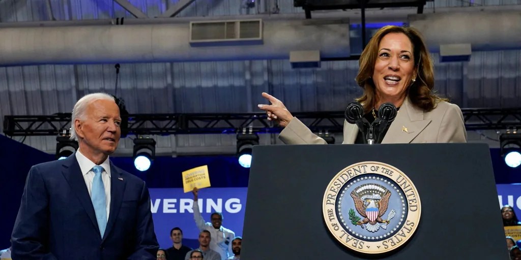 Kamala Harris está en el centro de la candidatura demócrata