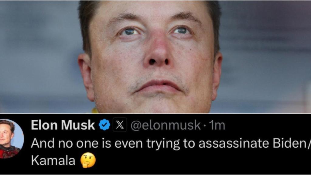 Elon Musk en polémica: su publicación eliminada sobre Biden y Harris